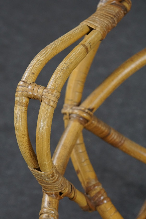 Image 1 of Rattan mit Armlehnen, Dutch Design, 1950