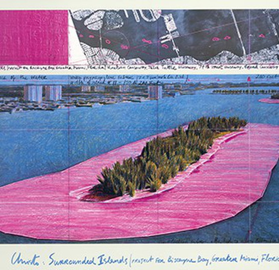 Image 1 of Christo Offset Surrounded Islands aus dem Jahr 1983
