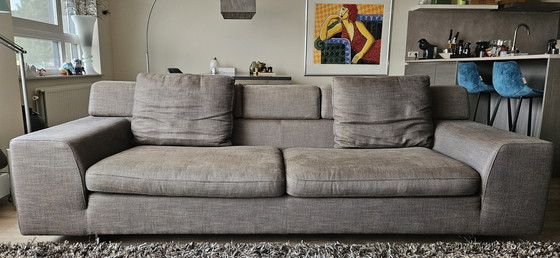 Image 1 of Top Form Black Jack Sofa + Hocker