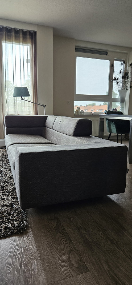 Image 1 of Top Form Black Jack Sofa + Hocker