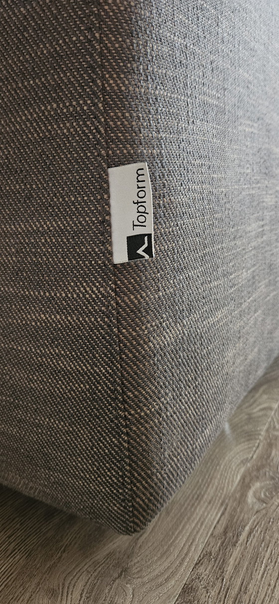 Image 1 of Top Form Black Jack Sofa + Hocker