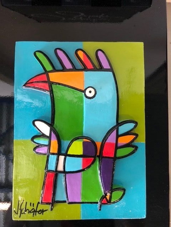 Image 1 of Jacqueline Schäfer-Bird Green und Bird Red. Duo.