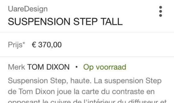 Image 1 of TOM DIXON Pendelleuchte - 2 Stück