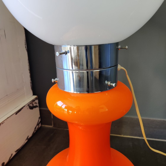 Image 1 of Massive belgische Steh- oder Tischlampe aus den 70er und 80er Jahren