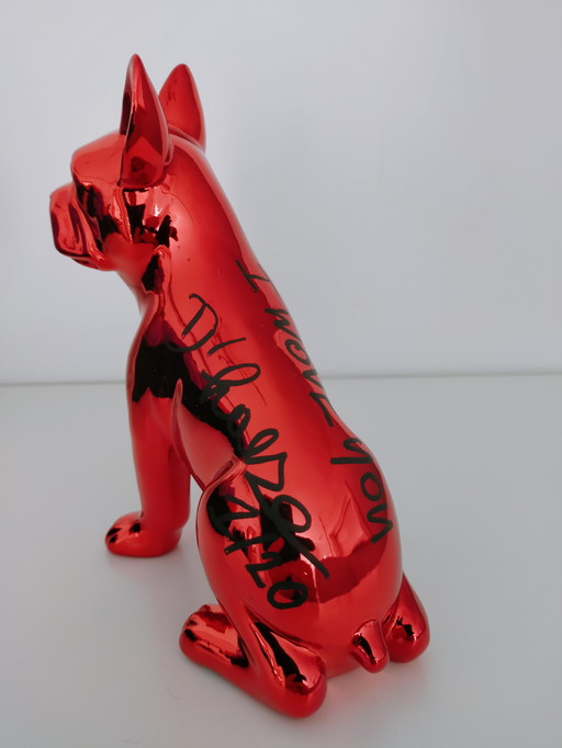 Hannes D'Haese Sitzender Hund, ich habe dich gewebt