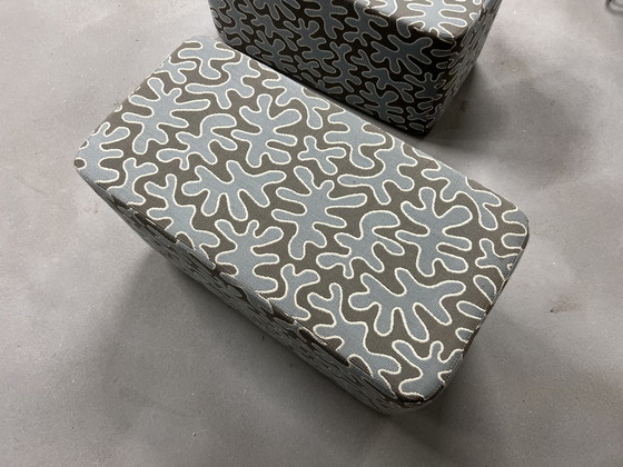 Image 1 of Artifort Fußhocker Fußhocker mit Stoffrädern