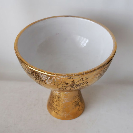 Image 1 of Bitossi Italy glasierte Schale zu Fuß