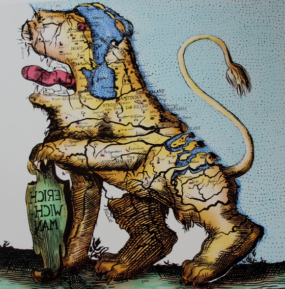 Image 1 of Rob Scholte - The Fear Siebdruck