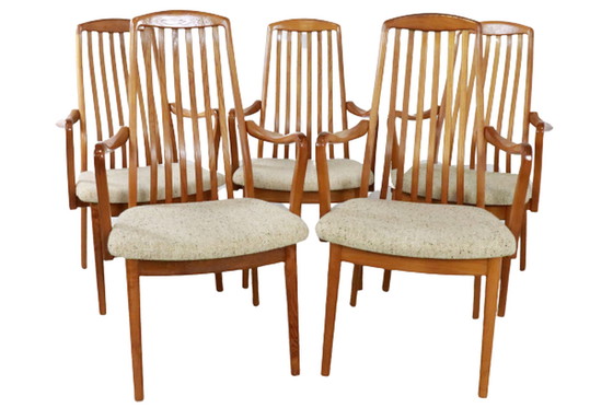 Image 1 of 5x Edward Valentinsen dänische Esszimmerstühle "Virum"
