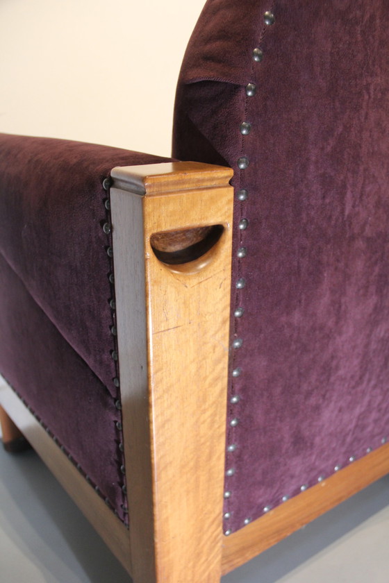 Image 1 of 2x Art Deco Stuhl