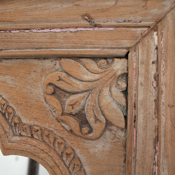 Image 1 of Aus Holz geschnitzter orientalischer Spiegel