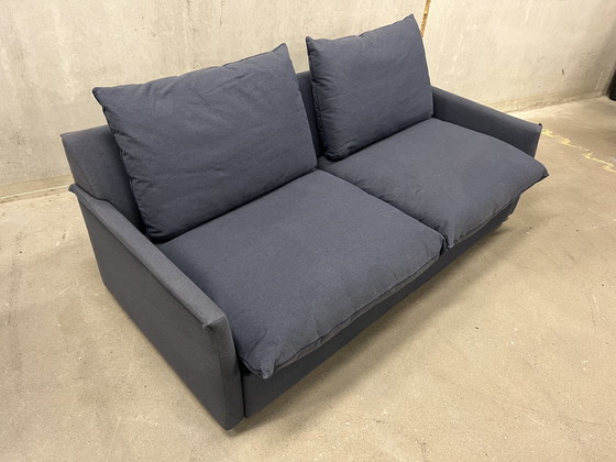 Image 1 of Molinari Coccolino 3-Sitzer-Sofa Stoff blau