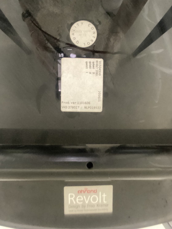 Image 1 of 2x Ahrend Revolt Stuhl schwarz