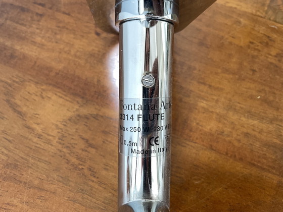 Image 1 of 2x Fontana Arte Flute Wandleuchten