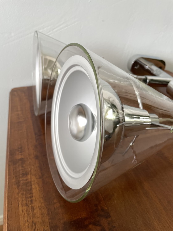 Image 1 of 2x Fontana Arte Flute Wandleuchten