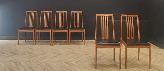 Image 1 of 6x Mid Century Esstisch Stühle | Jahrgang