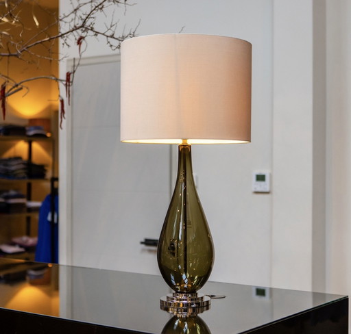 Porta Romana Schreibtischlampe aus Glas