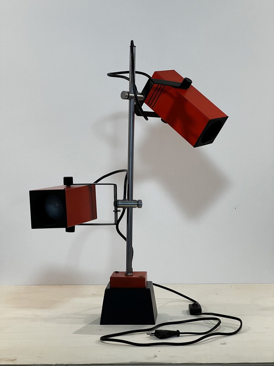 Image 1 of Vintage Philips Modernist Cube Spot Lampe