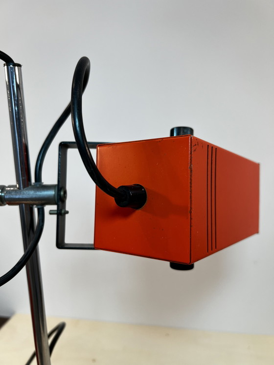 Image 1 of Vintage Philips Modernist Cube Spot Lampe