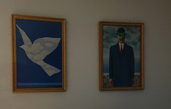 Image 1 of René Magritte, offizielle Offsetlithographie, 2 Stück