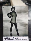 Helmut Newton, Helena Christensen handsigniertes Foto