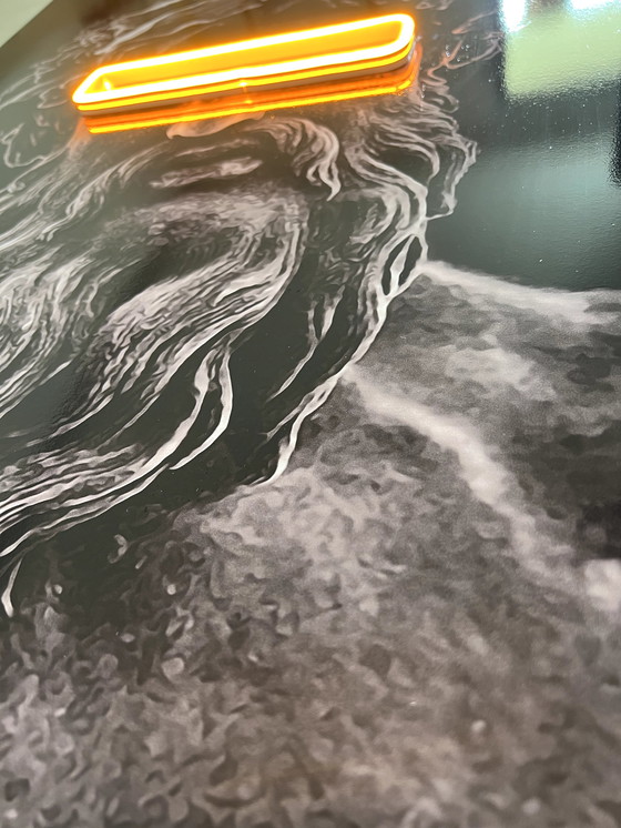 Image 1 of LedMansion Zeus Censored PopArt Wall Kunst LED-Lampe