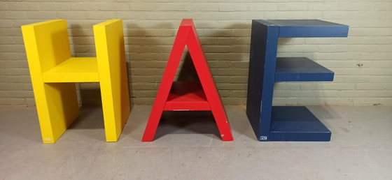 Image 1 of 3 x Flototto-Buchstabenbrett, Pop Art