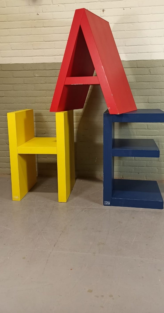 Image 1 of 3 x Flototto-Buchstabenbrett, Pop Art