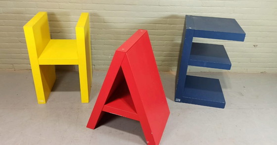 Image 1 of 3 x Flototto-Buchstabenbrett, Pop Art