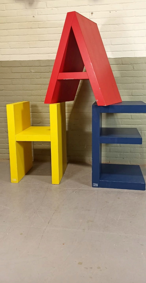 Image 1 of 3 x Flototto-Buchstabenbrett, Pop Art