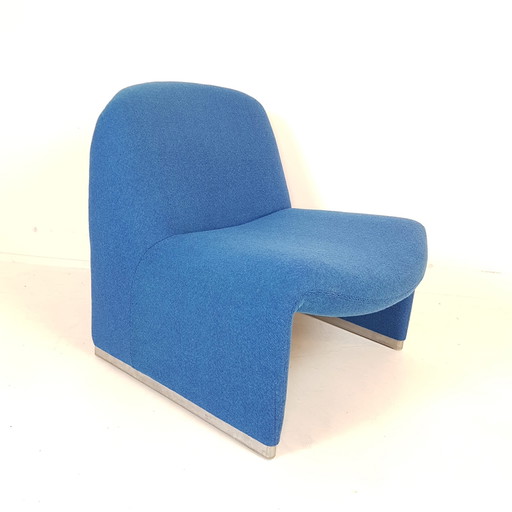 Artifort Alky Wolle Pflugscharwolle De Ploeg blau