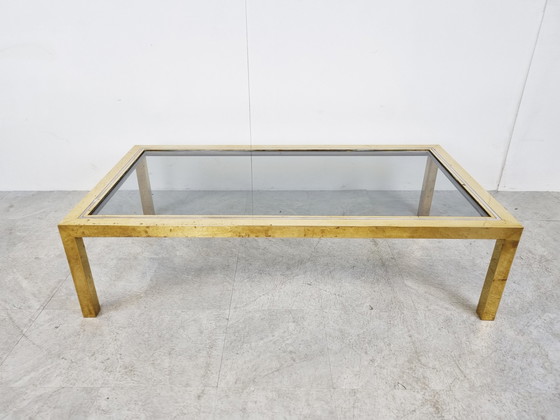 Image 1 of Vintage Couchtisch aus Messing und Chrom, 1970er