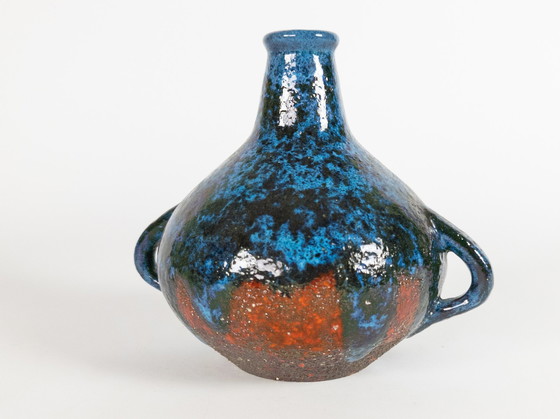 Image 1 of Ceramano Keramik - Ohrvase - Hans Welling - signiert - Fat Lava - 60er Jahre