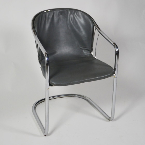 Image 1 of 4 Gastone Rinaldi 70er Stoelen Fasem Italien