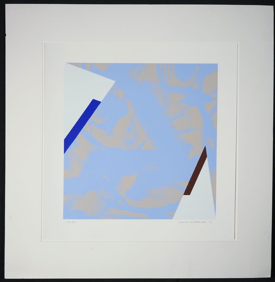 Image 1 of Abstrakter Siebdruck Henk Hubenet