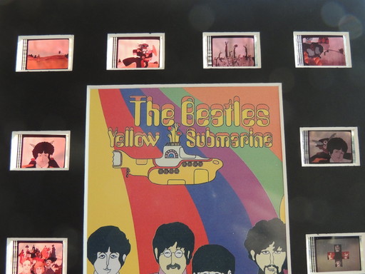 The Beatles Yellow Submarine – Filmzellendisplay – mit Echtheitszertifikat – limitierte Auflage