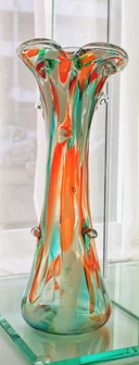Glashütte Ząbkowice Polen Vase
