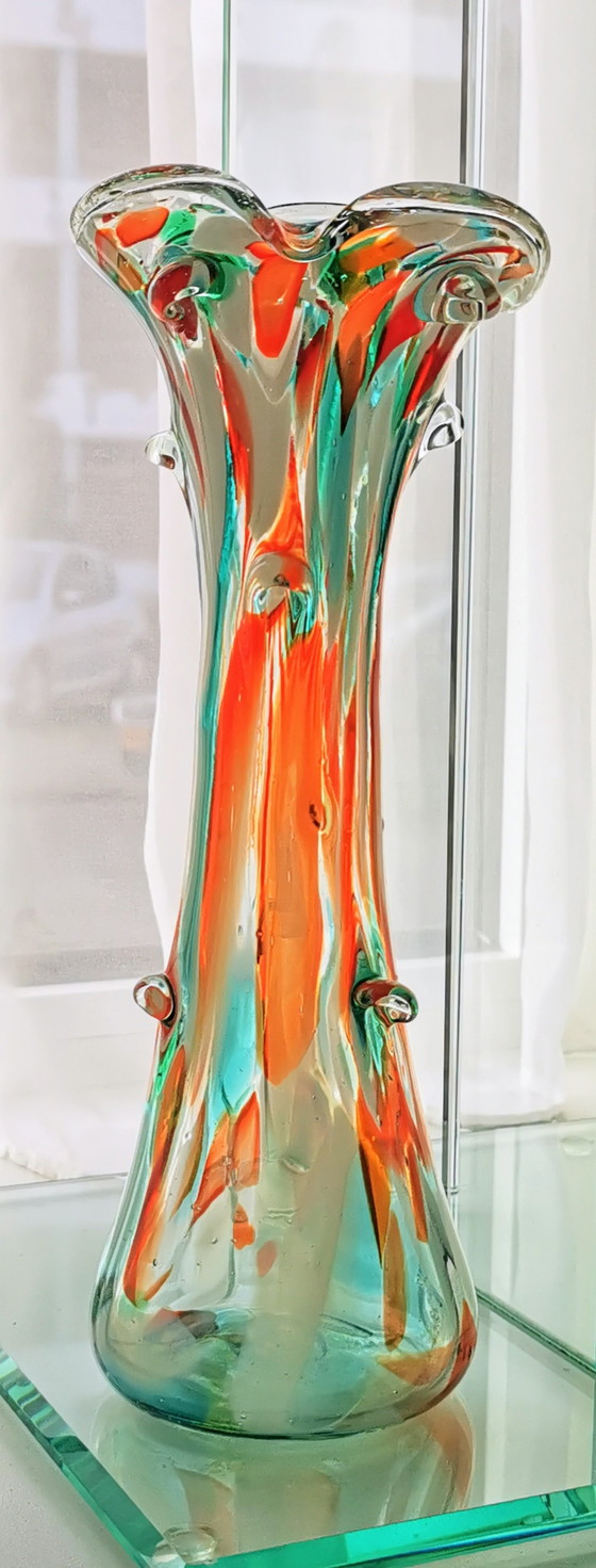 Image 1 of Glashütte Ząbkowice Polen Vase