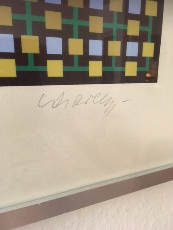 Image 1 of Victor Vasarely 'Kugelform auf einer Ebene'