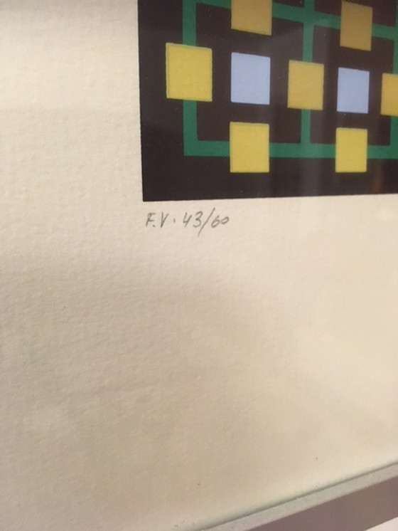 Image 1 of Victor Vasarely 'Kugelform auf einer Ebene'