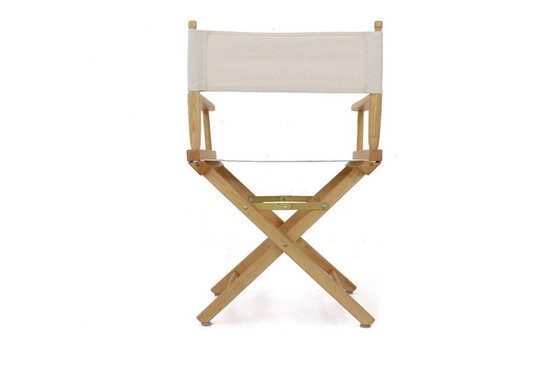 Image 1 of wie neu Vintage Director's Chair / Regiestuhl klappbar mit High-Quality Leinen Bezug