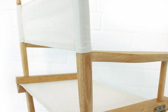 Image 1 of wie neu Vintage Director's Chair / Regiestuhl klappbar mit High-Quality Leinen Bezug
