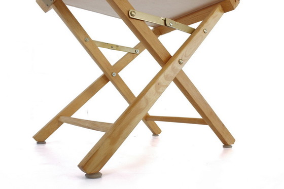 Image 1 of wie neu Vintage Director's Chair / Regiestuhl klappbar mit High-Quality Leinen Bezug