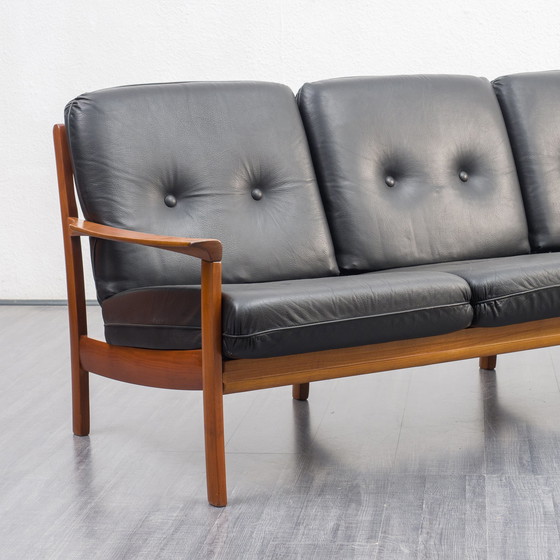 Image 1 of Vintage Ledersofa skandinavischer Stil