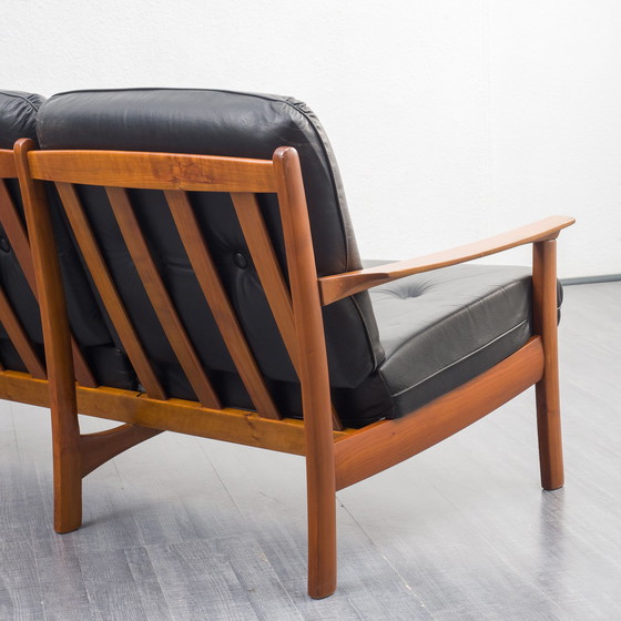 Image 1 of Vintage Ledersofa skandinavischer Stil