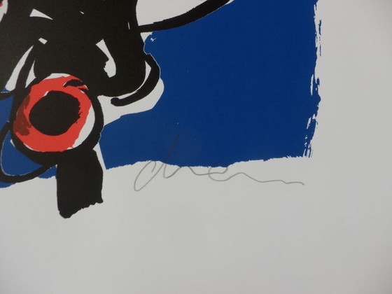 Image 1 of Peter Diem Gr Farbsiebdruck Riesenkuh Handsigniert