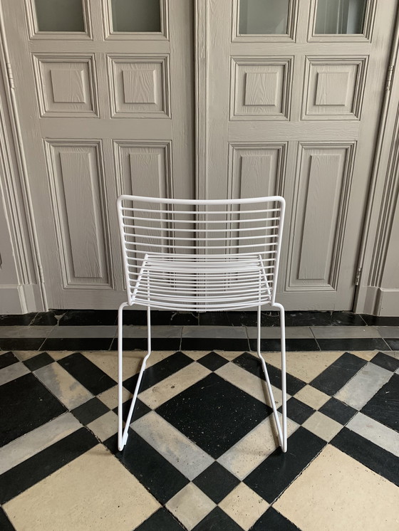 Image 1 of 4x Hay Hee Esszimmerstuhl weiß/weiß für drinnen und draußen