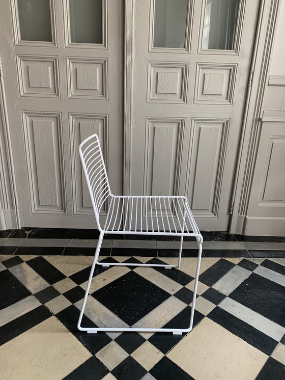 Image 1 of 4x Hay Hee Esszimmerstuhl weiß/weiß für drinnen und draußen