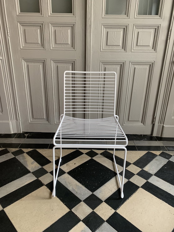 Image 1 of 4x Hay Hee Esszimmerstuhl weiß/weiß für drinnen und draußen