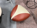 Leolux Pallone Fußhocker Terra Cremeweißes Leder